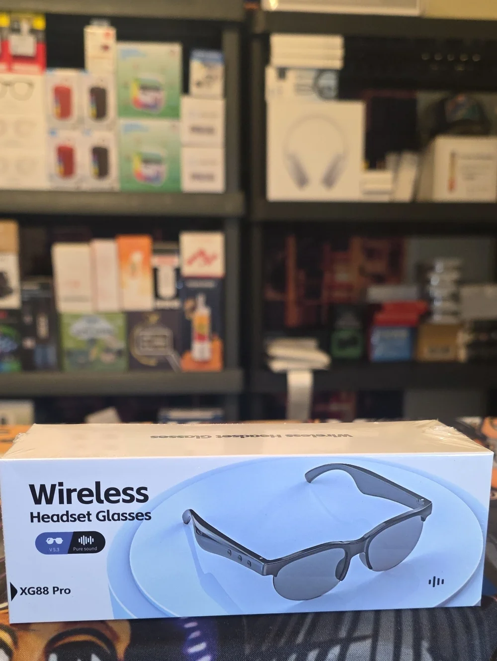 Wireless Headset Glasses in Black FACTORY SEALED